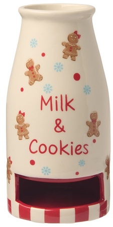 Merry Moments Santa Milk and Set - Gingerbread