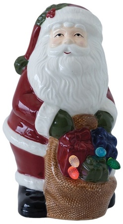 Merry Moments LED Nostalgic Figurine - Santa
