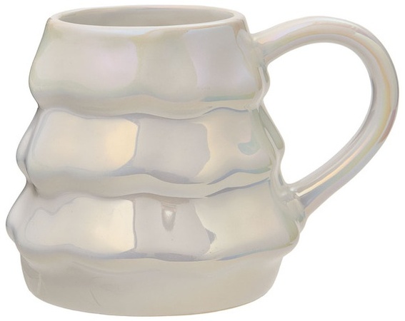 Merry Moments 3D Christmas Mug - Novelty Tree - Iridescent