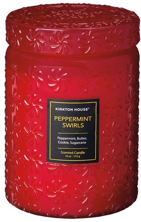 Kirkton House Holiday Luxe Vintage Candle - Pepprmt Swirl