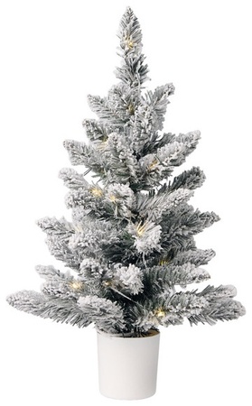 Merry Moments 2Ft LED Tabletop Tree - Green Flocked