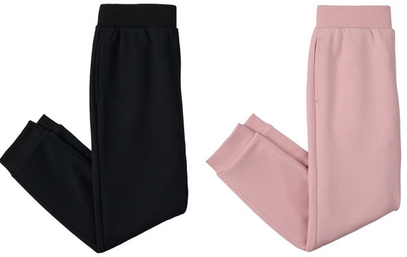 Lily & Dan Children's Sweatpants 2Pk - Rose/Black