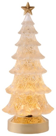Merry Moments LED Holiday Figurine - Gold Tree
