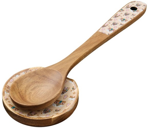 Merry Moments Holiday Enamel Utensil - Gingerbread