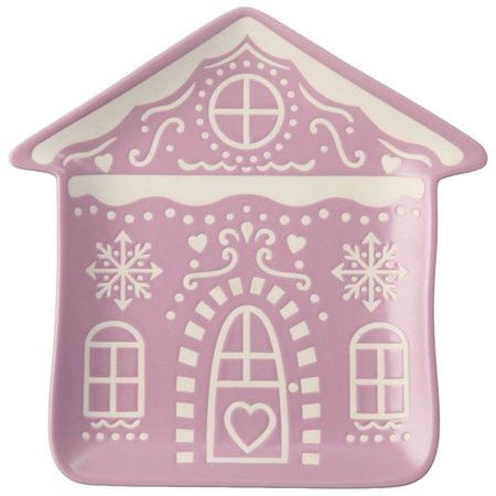 Merry Moments Character Servingware - Gingerbread Plate - Purple