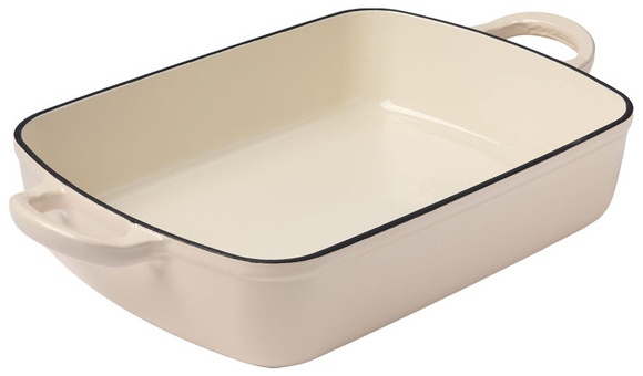 Crofton Cast Iron Roaster - Creme