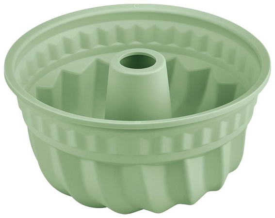 Crofton Silicone Fluted Tube Pan - Mint Green