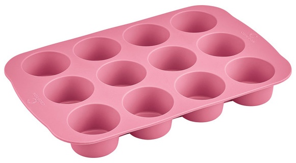Crofton Silicone Mini Muffin Pan - Rose