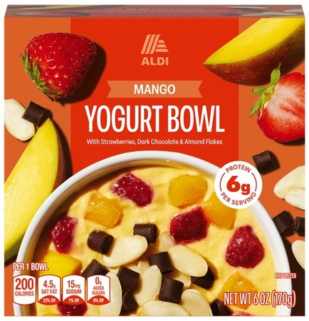 Aldi Yogurt Bowls - Mango