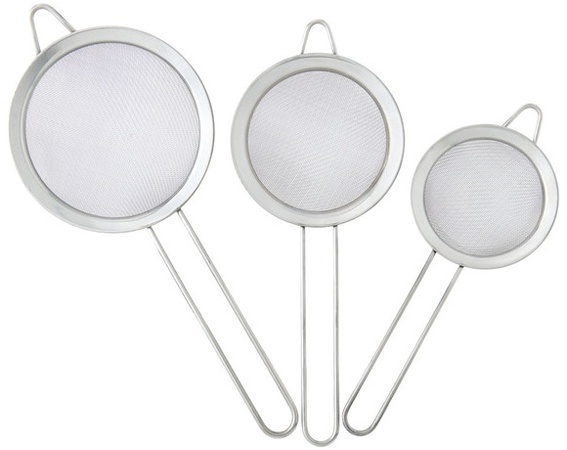 Crofton Bake, Measure, or Sieve Set - 3pk SS Sieve Set