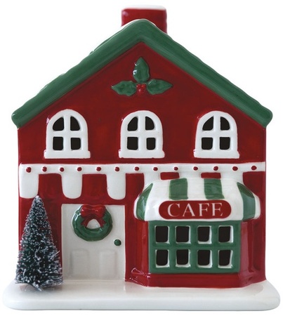 Merry Moments LED Nostalgic Village House - Café