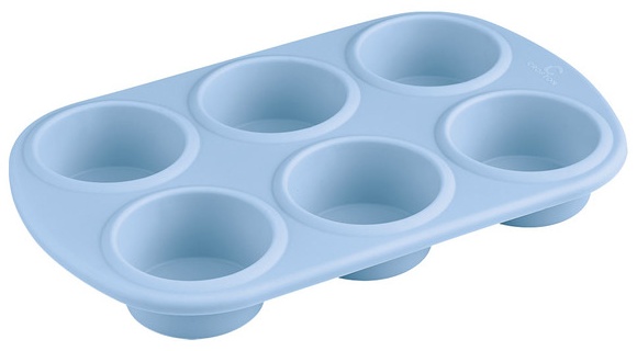 Crofton Silicone Muffin Pan - Light Blue