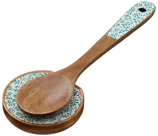 Merry Moments Holiday Enamel Utensil - Holly