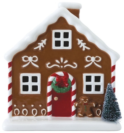 Merry Moments LED Nostalgic Village House - Gingerbread