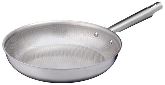 Crofton 11 in. SS Honeycomb Fry Pan - Uncoated