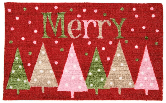 Merry Moments Holiday Artisan Accent Rug - Merry