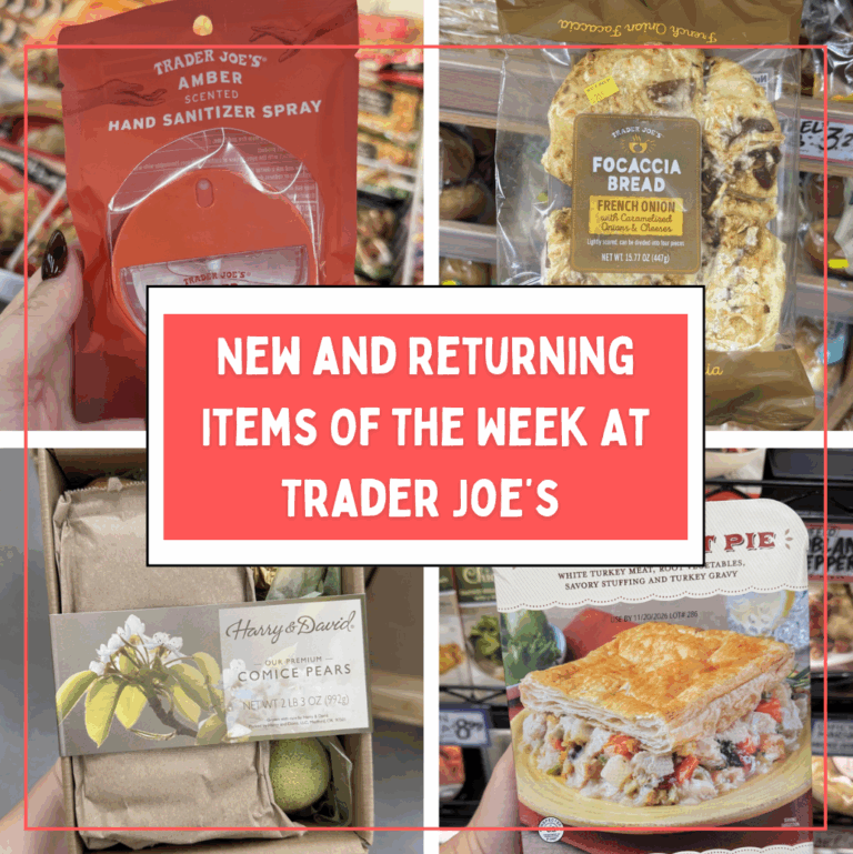 New and Returning Items Of The Week At Trader Joe’s (10/19 – 10/25)