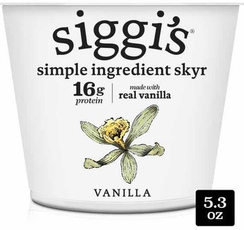 Siggi's Skyr Yogurt, Probiotic Whole-Milk Drinkable Yogurt, or Coconut Milk Yogurt Alternative