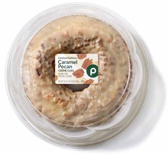 Caramel Pecan Crème Cake