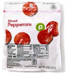 Publix Sliced Pepperoni