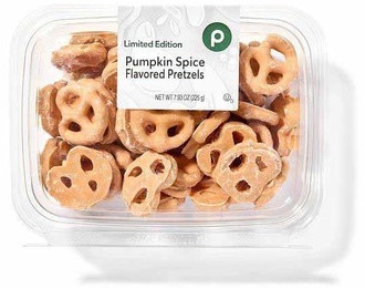 Publix Pumpkin Spice Flavored Pretzels