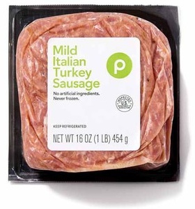 Publix Mild Italian Turkey Sausage, Bulk