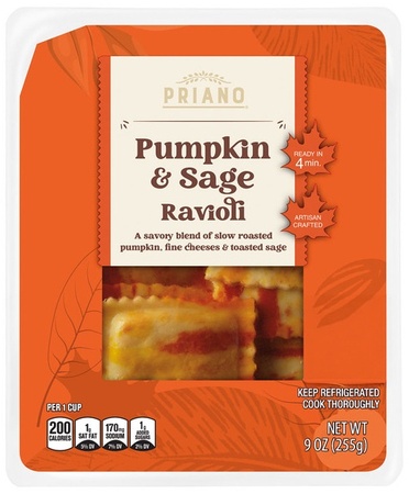 Priano Butternut/Pumpkin Ravioli - Pumpkin Sage