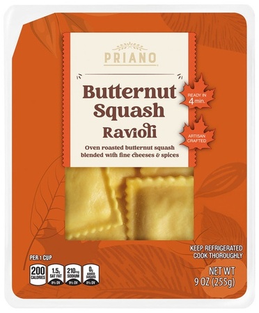 Priano Butternut/Pumpkin Ravioli - Butternut Sqsh