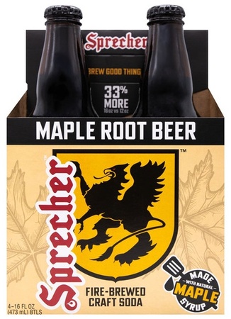 Sprecher Brewing Company Maple Root Beer 4pk - 