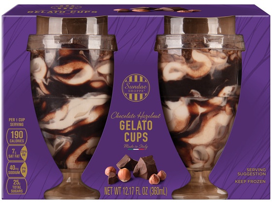 Sundae Shoppe Italian Gelato/Ice Cups - Choco Hzlnut