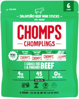 Chomps Chomplings Meat Sticks - Jalapeno Beef