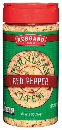 Reggano Seasoned Parmesan Cheese - Red Pepper