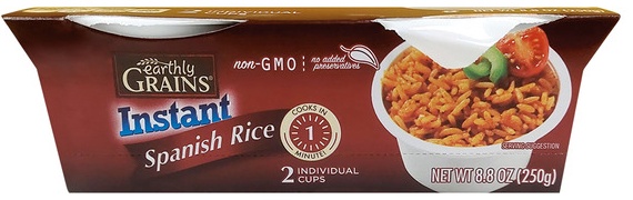 Earthly Grains RTS Rice Cups - Spanish