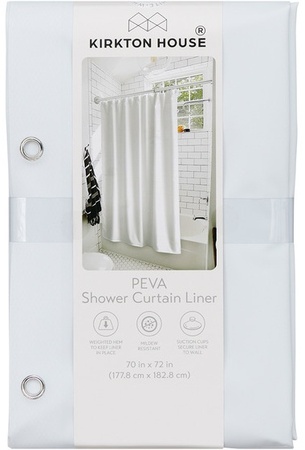 Kirkton House Shower Curtain Liner - Frosted