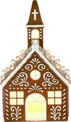 Merry Moments Gingerbread Ceramic Village