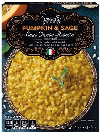 Specially Selected Flavored Goat Cheese Risotto - Pumpkin Sage