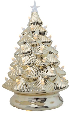 Merry Moments Nostalgic Tree - Gold