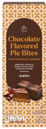 Aldi Choc Covered Pie Bites - Chocolate