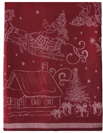 Merry Moments Jacquard Tablecloth 60