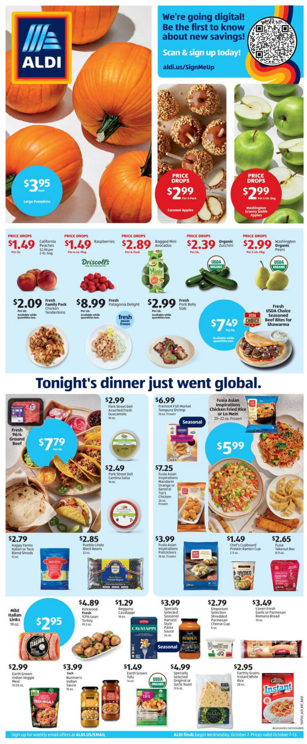 Weekly Ad Flyer (10/7 to 10/13) Page 1