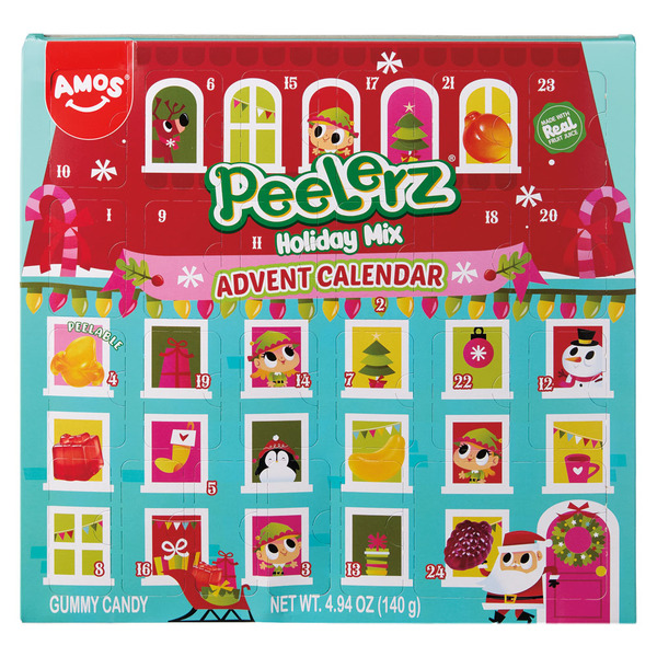 Amos Peelerz Holiday Mix Advent Calendar — ALDI 2026 holiday calendar