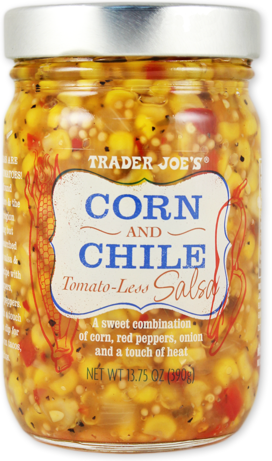 Corn & Chile Tomato-Less Salsa — Trader Joe’s product
