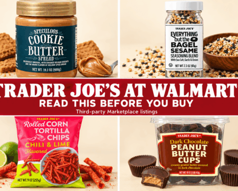 Trader Joe’s at Walmart — third-party Marketplace listings