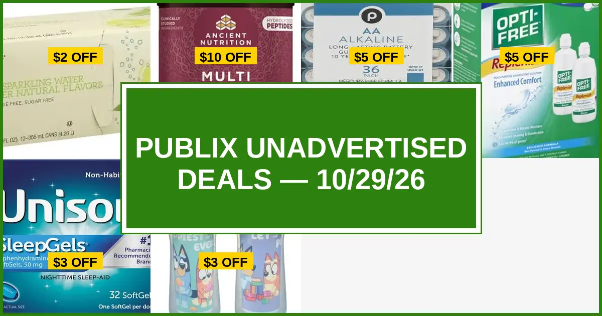 Publix Unadvertised Deals
