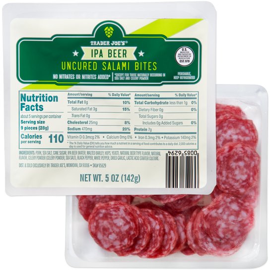 IPA Beer Uncured Salami Bites - official