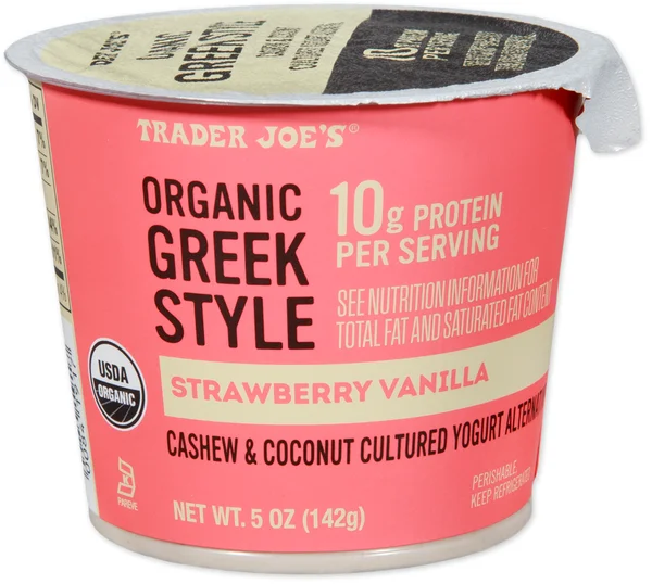 Organic Greek Style Cashew and Coconut Yogurt Alternatives