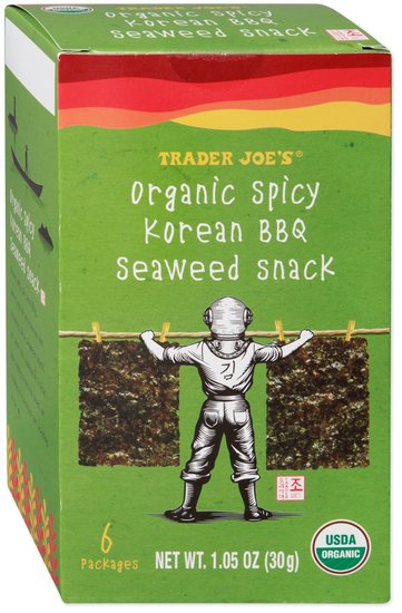 Organic Spicy Korean BBQ Seaweed Snack - official