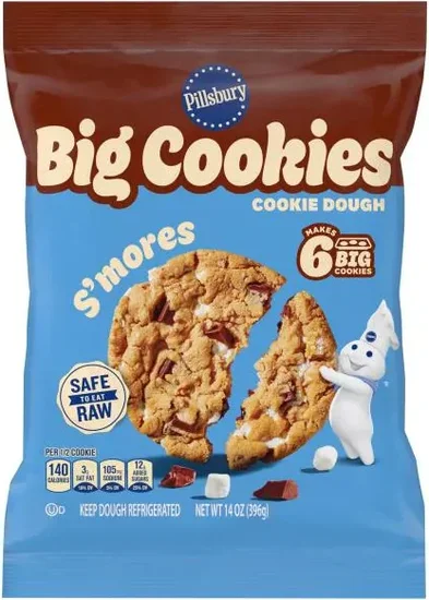 Pillsbury Big Cookies S'mores Cookie Dough