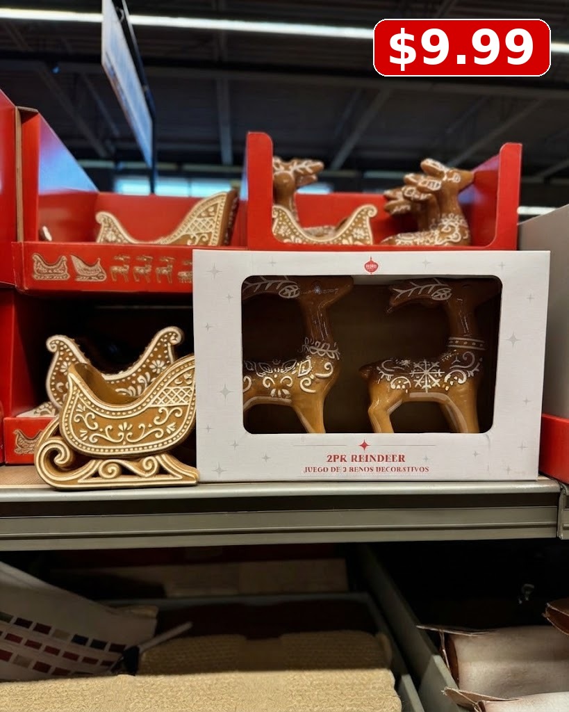 Merry Moments Gingerbread Reindeer - 2 Pack