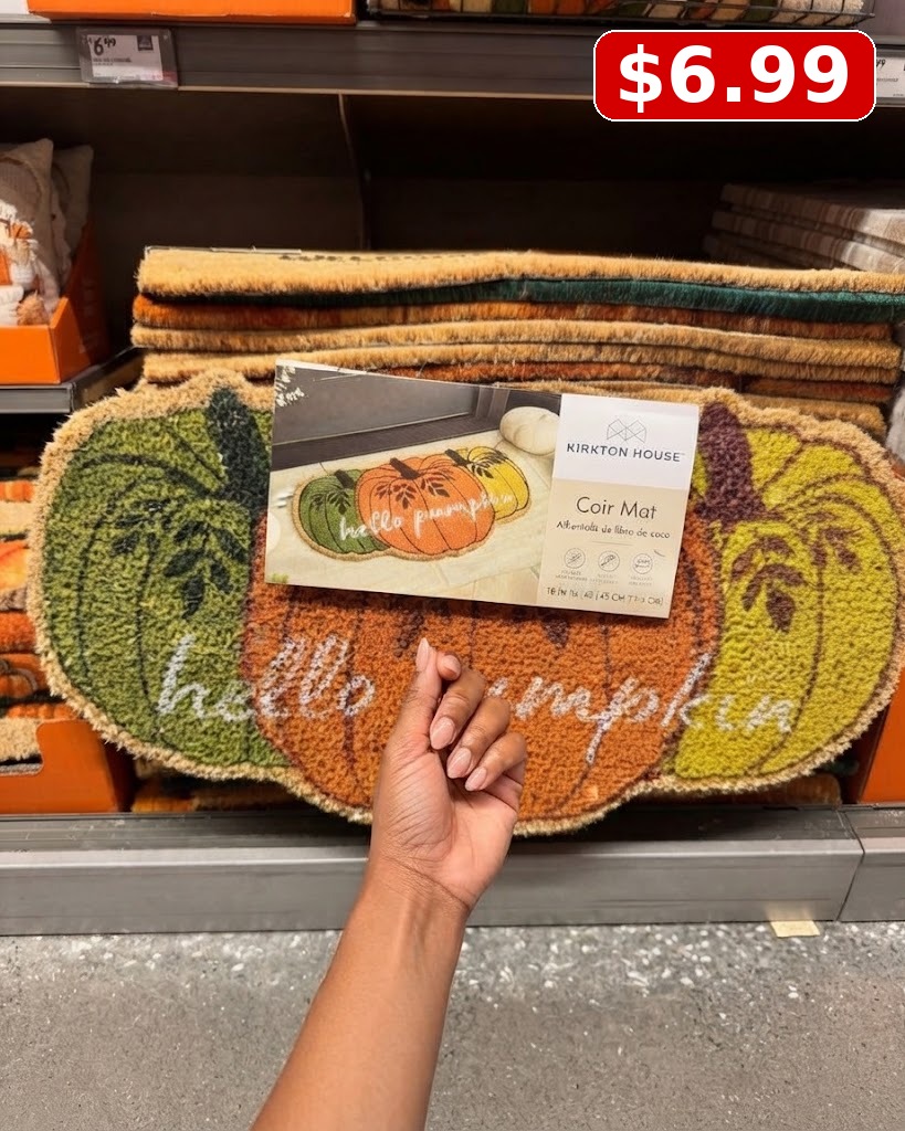 Kirkton House Pumpkin Trio Halloween Comfort Mat